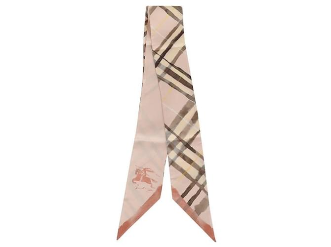 Burberry Seidenschal mit Karomuster Braun - Ansicht 3