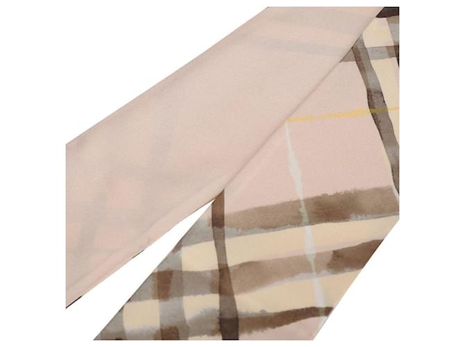 Burberry Seidenschal mit Karomuster Braun - Ansicht 6