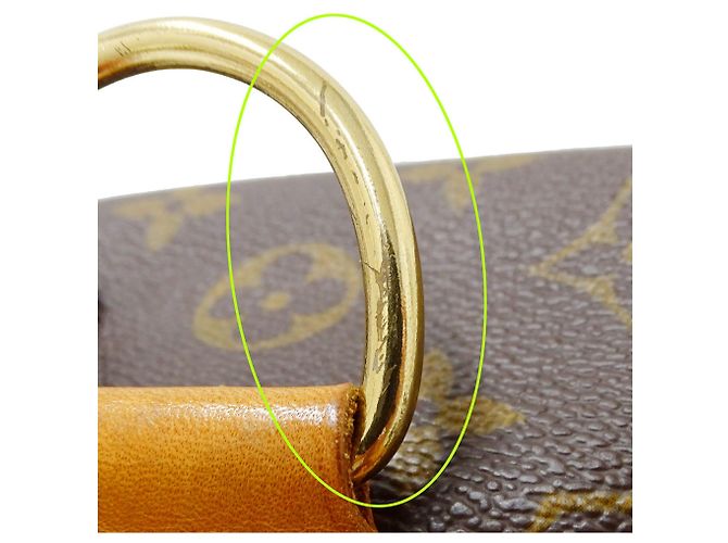 Borsa Louis Vuitton Montsouris MM Marrone Monogramma - vista 14
