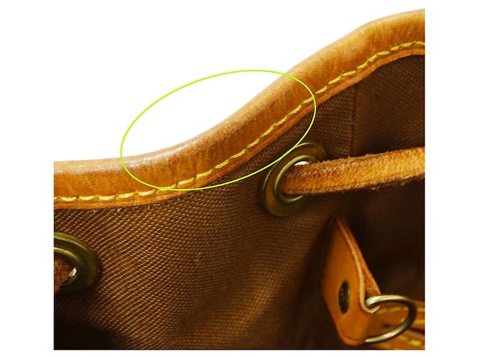 Borsa Louis Vuitton Montsouris MM Marrone Monogramma - vista 15