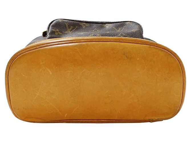 Borsa Louis Vuitton Montsouris MM Marrone Monogramma - vista 3