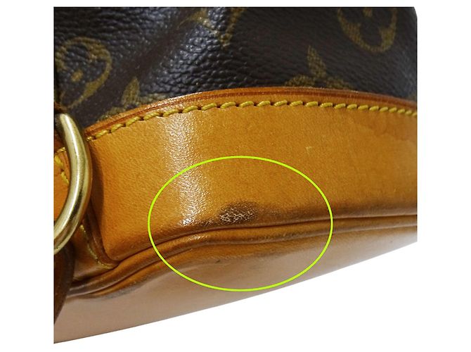 Borsa Louis Vuitton Montsouris MM Marrone Monogramma - vista 8