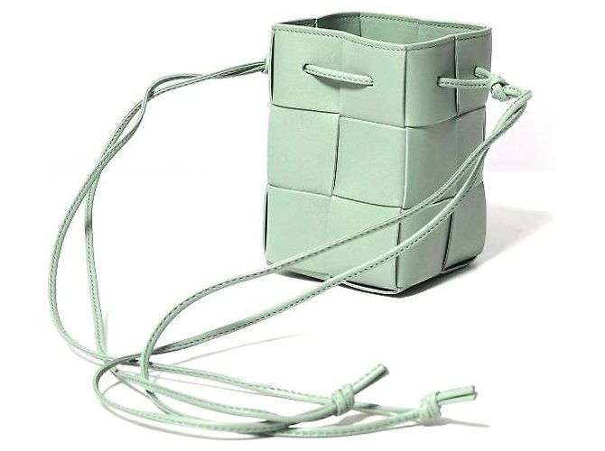 Bottega Veneta Borsa a tracolla Cassette Verde - vista 3