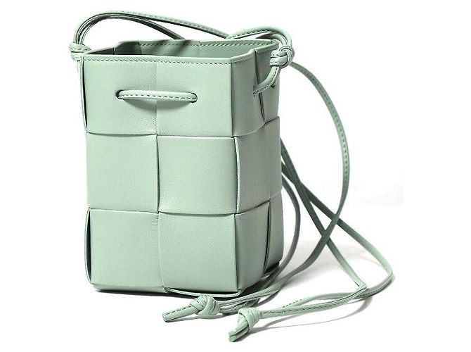 Bottega Veneta Borsa a tracolla Cassette Verde - vista 5