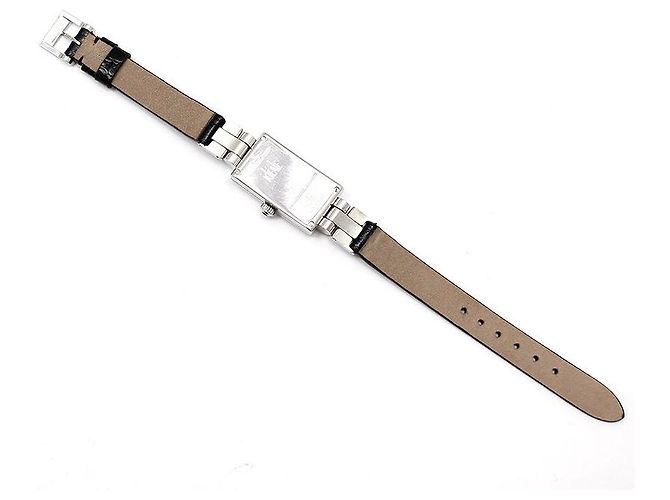 Jaeger Lecoultre Reloj Jaeger-LeCoultre Ideal Diamond Quartz Correa de Cuero Castaño - vista 5