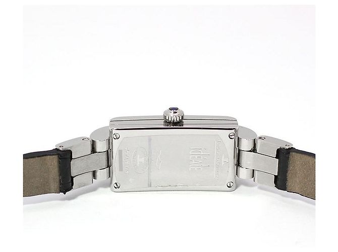 Jaeger Lecoultre Reloj Jaeger-LeCoultre Ideal Diamond Quartz Correa de Cuero Castaño - vista 9
