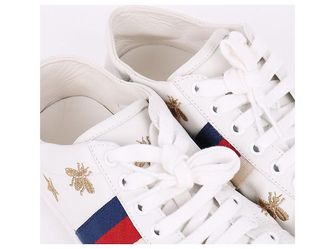 Gucci Sneakers Star Bee Patch da donna Bianco - vista 5