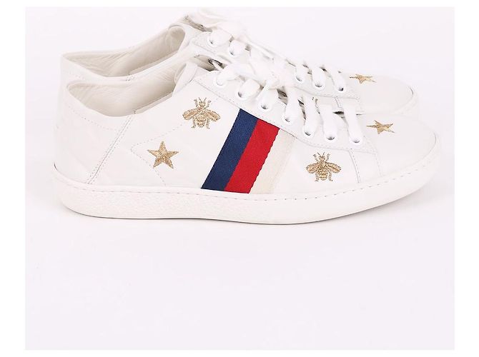 Gucci Sneakers Star Bee Patch da donna Bianco - vista 6