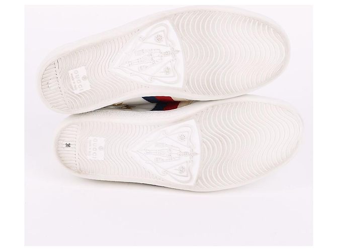Gucci Sneakers Star Bee Patch da donna Bianco - vista 8