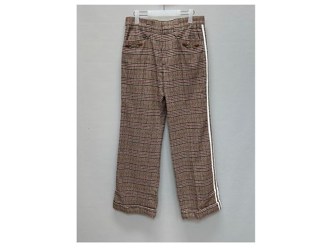 Gucci Adidas Horsebit Check Three Stripes Wool Pants Multiple colors - view 2