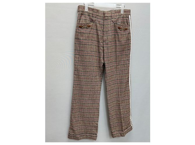 Gucci Adidas Horsebit Check Three Stripes Wool Pants Multiple colors - view 3