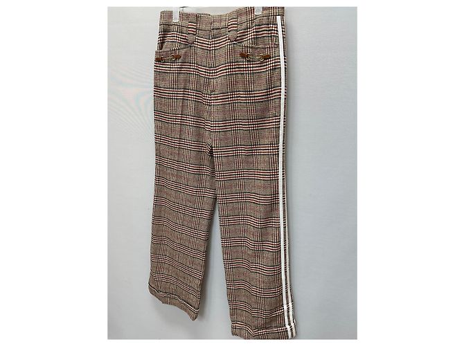 Gucci Adidas Horsebit Check Three Stripes Wool Pants Multiple colors - view 4
