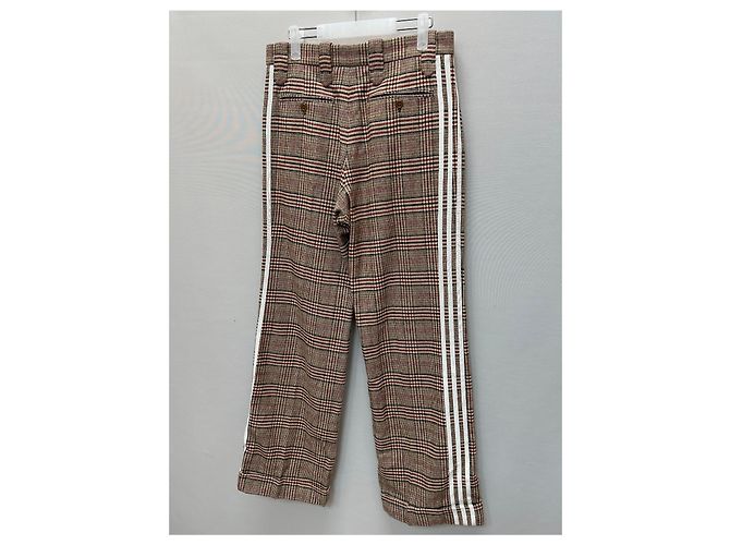 Gucci Adidas Horsebit Check Three Stripes Wool Pants Multiple colors - view 6