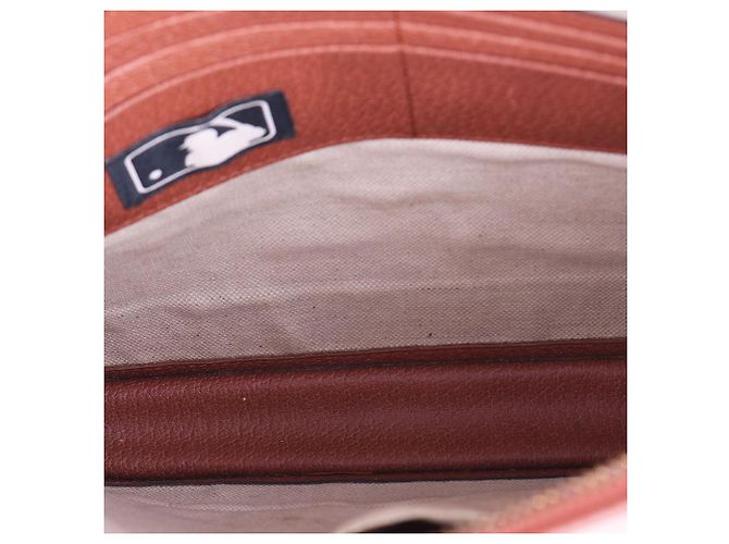 Gucci Clutch Medium GG Fabric New York Yankees Rosso - vista 10