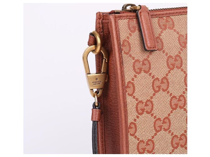 Gucci Clutch Medium GG Fabric New York Yankees Rosso - vista 6