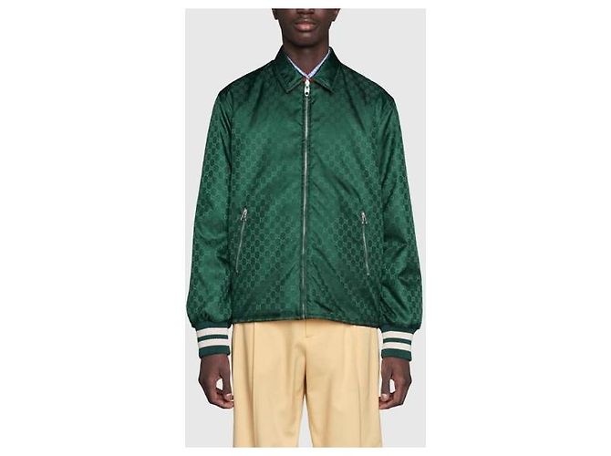 Gucci Reversible Jacke aus GG-Jacquard Schwarz - Ansicht 7