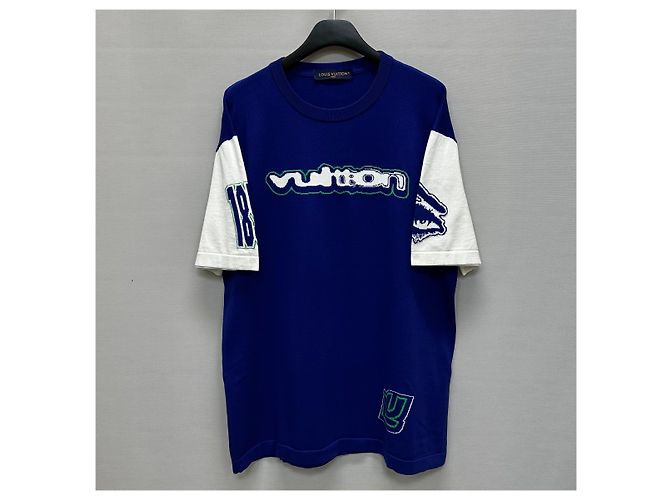 Louis Vuitton Kurzärmeliges T-Shirt aus Lochstrick-Spitze Schwarz - Ansicht 2