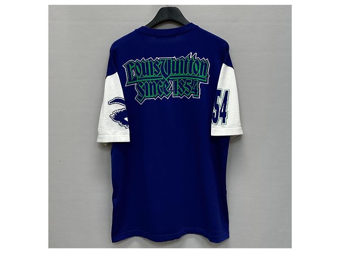 Louis Vuitton Kurzärmeliges T-Shirt aus Lochstrick-Spitze Schwarz - Ansicht 5