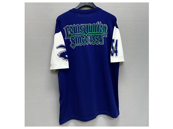 Louis Vuitton Kurzärmeliges T-Shirt aus Lochstrick-Spitze Schwarz - Ansicht 7