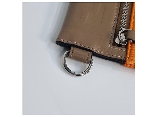 Clutch piccola Jukka Fendi Marrone - vista 14