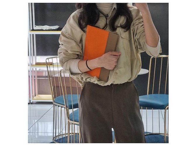 Clutch piccola Jukka Fendi Marrone - vista 16