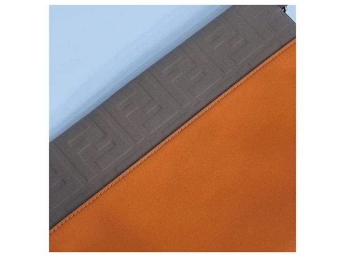 Clutch piccola Jukka Fendi Marrone - vista 4