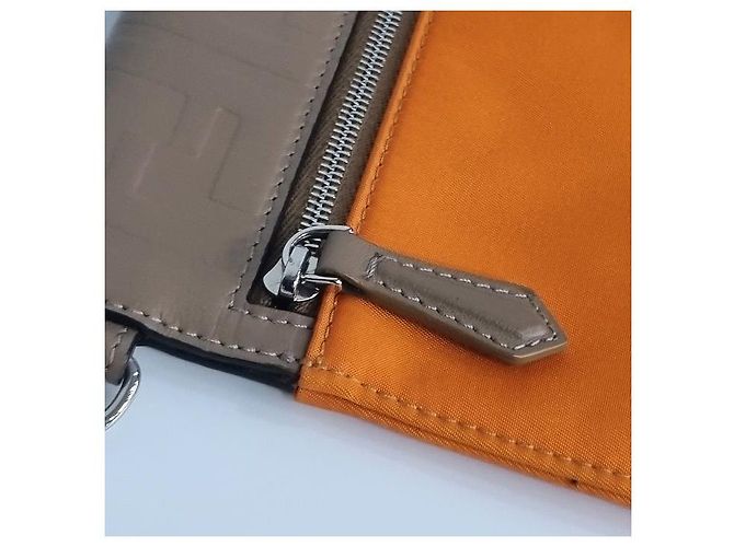 Clutch piccola Jukka Fendi Marrone - vista 7