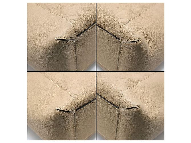 Louis Vuitton Borsa a tracolla hobo Bagatelle in Monogram Empreinte Marrone - vista 10