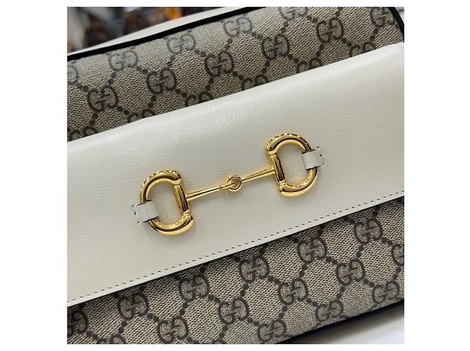 Gucci Horsebit Small Camera Bag Weiß - Ansicht 10