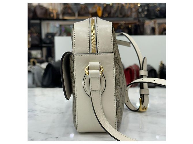 Gucci Horsebit Small Camera Bag Weiß - Ansicht 3
