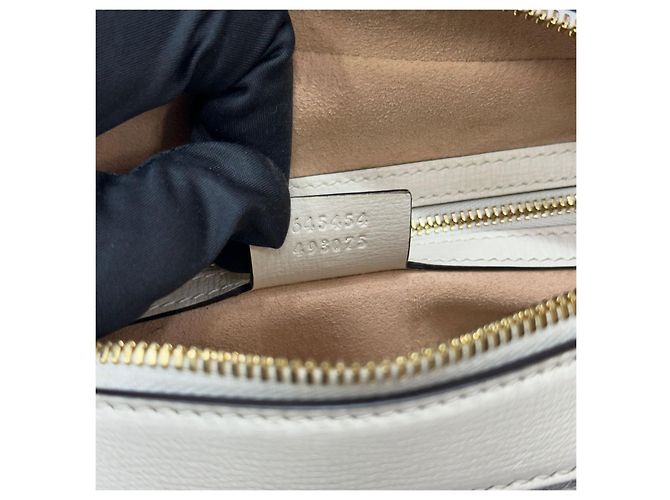 Gucci Horsebit Small Camera Bag Weiß - Ansicht 5