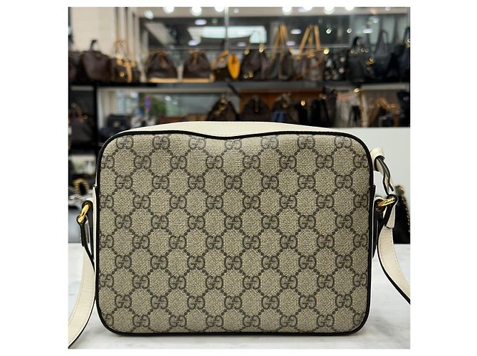 Gucci Horsebit Small Camera Bag Weiß - Ansicht 9
