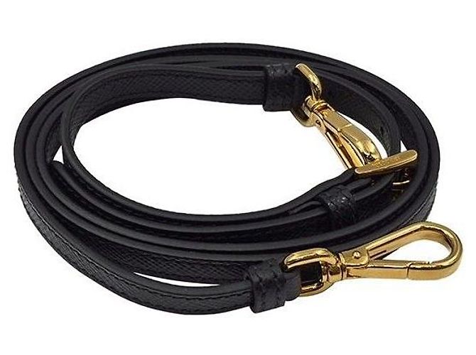 Prada Borsa Tote Doppia e Borsa a Spalla in Saffiano Nero - vista 6