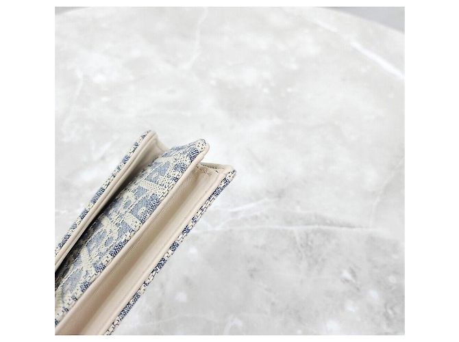 Dior Saddle Denim Oblique Kartenetui Mehrfarben - Ansicht 9