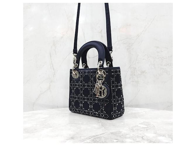 Dior Mini Borsa in Raso Nero - vista 2