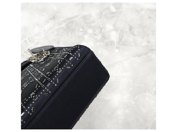 Dior Mini Borsa in Raso Nero - vista 7
