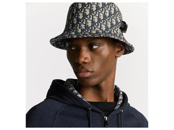 Dior Cappello Bucket in Jacquard Oblique Multicolore - vista 6