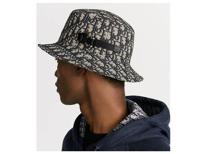 Dior Cappello Bucket in Jacquard Oblique Multicolore - vista 7