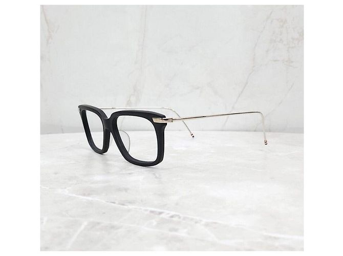 Thom Browne Neue Brille aus mattem Titan - Ansicht 2