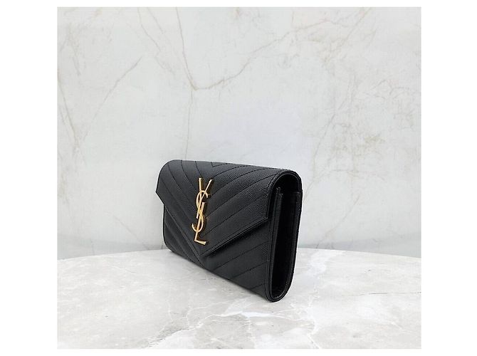 Saint Laurent Long Portefeuille Monogram Flap - vue 2