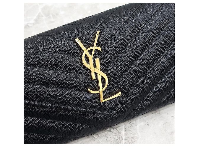 Saint Laurent Long Portefeuille Monogram Flap - vue 4