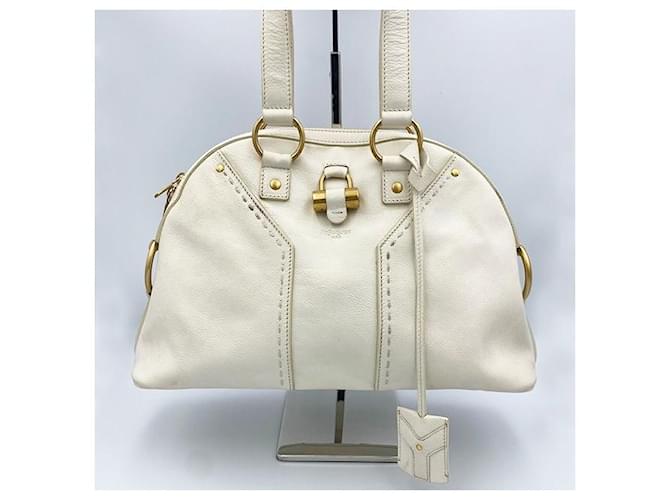 Saint Laurent Piccola borsa a tracolla Muse Avorio Bianco - vista 2
