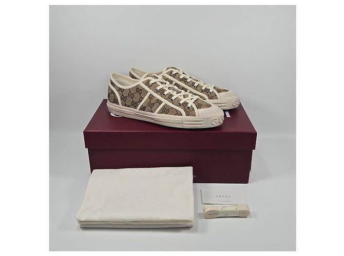 Gucci Low-Top-Sneaker aus GG-Canvas Mehrfarben - Ansicht 2