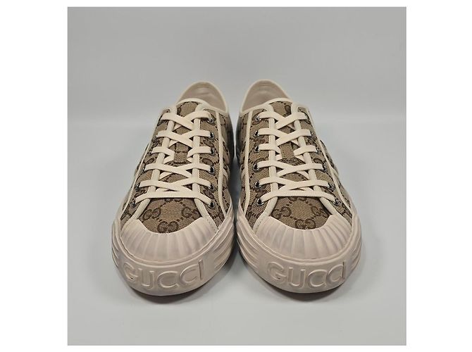 Gucci Low-Top-Sneaker aus GG-Canvas Mehrfarben - Ansicht 3