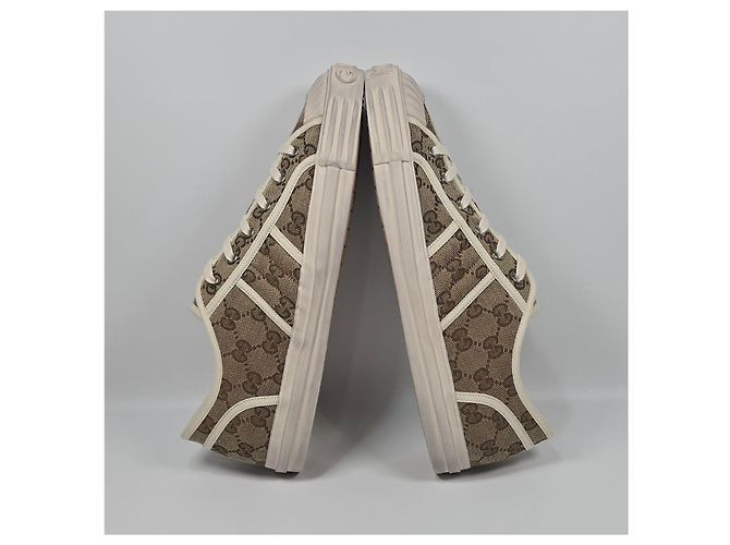Gucci Low-Top-Sneaker aus GG-Canvas Mehrfarben - Ansicht 4