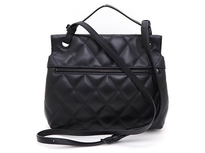 Balenciaga Borsa a tracolla e borsa a spalla trapuntata nera di medie dimensioni Nero - vista 3