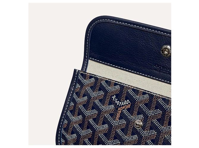 Goyard Sac Anjou PM Navy - vue 8