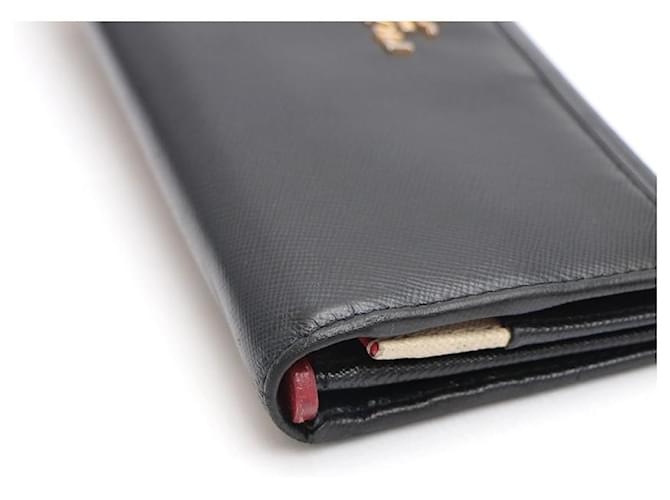 Prada Saffiano Long Wallet Schwarz - Ansicht 12