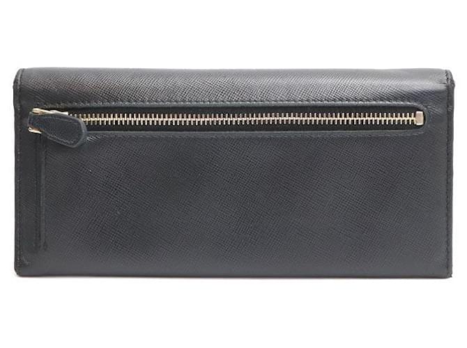 Prada Saffiano Long Wallet Schwarz - Ansicht 3