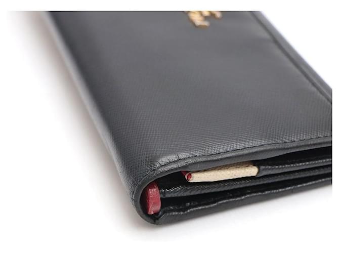 Prada Saffiano Long Wallet Schwarz - Ansicht 4